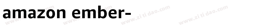amazon ember字体转换